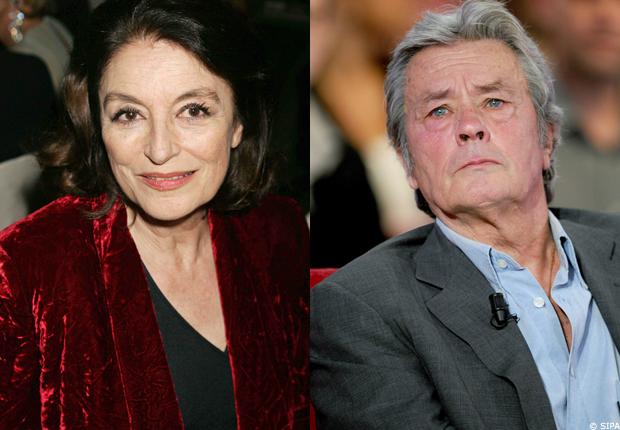 Alain Delon et Anouk Aimée réunis sur les planches