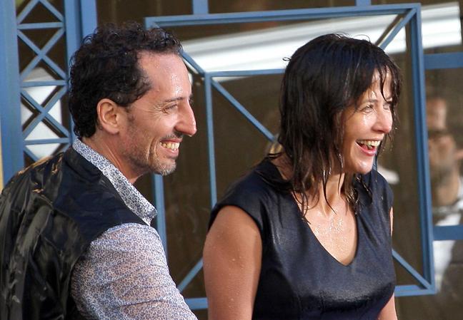 Photos- Gad Elmaleh et Sophie Marceau: jouons sous la pluie