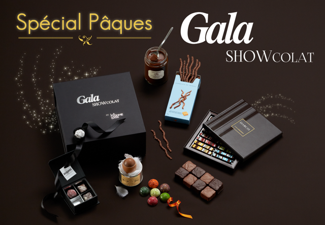 Pour pâques, gala vous offre des chocolats