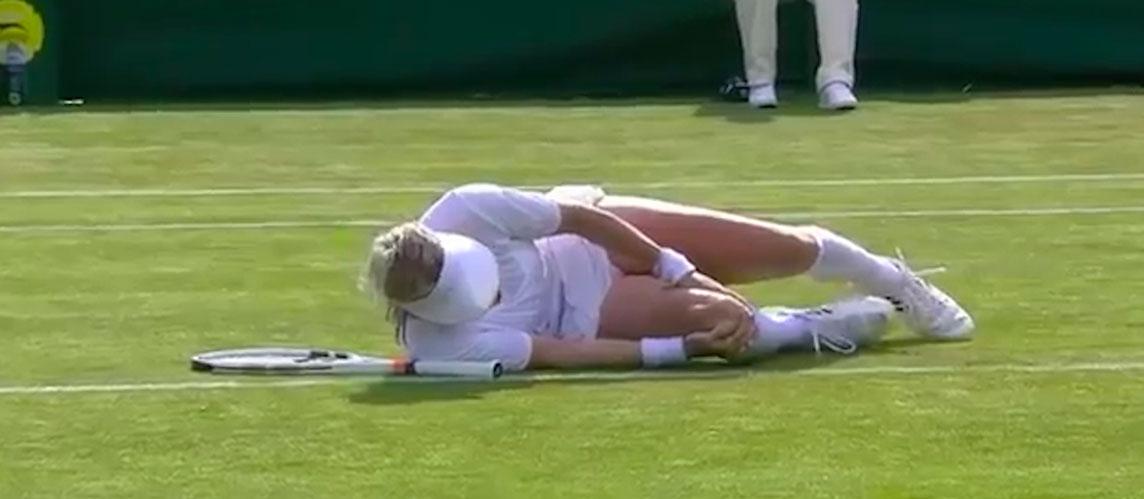 Video – “aidez-moi”, l’horrible blessure d’une joueuse de tennis à wimbledon