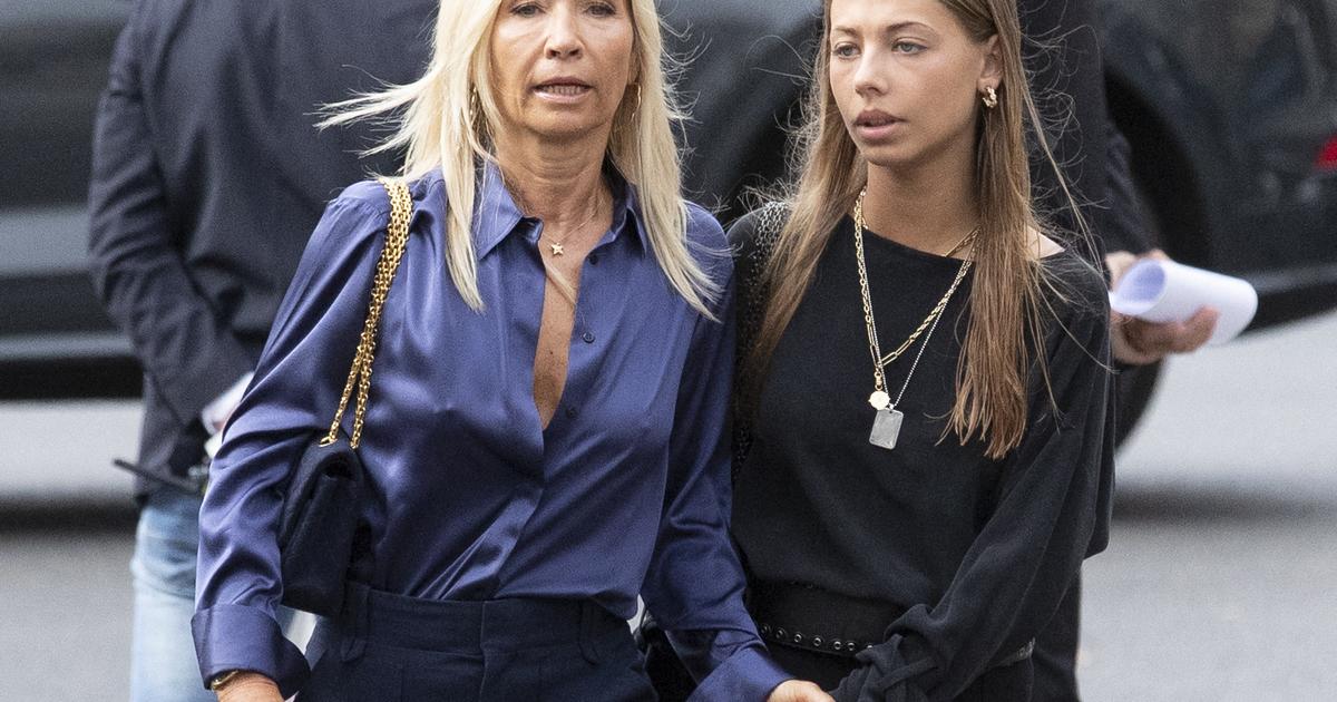 Obsèques de jean-paul belmondo : natty et sa fille stella, main dans la main, unies dans la douleur