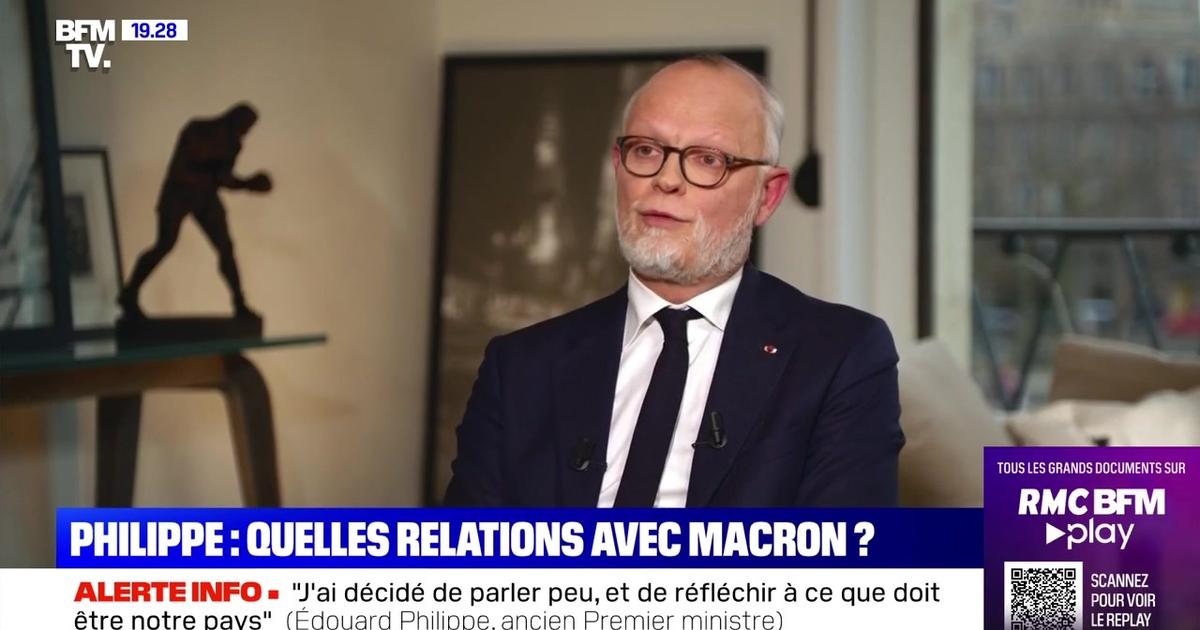 Édouard Philippe fâché avec Emmanuel Macron ? “On a des relations ...