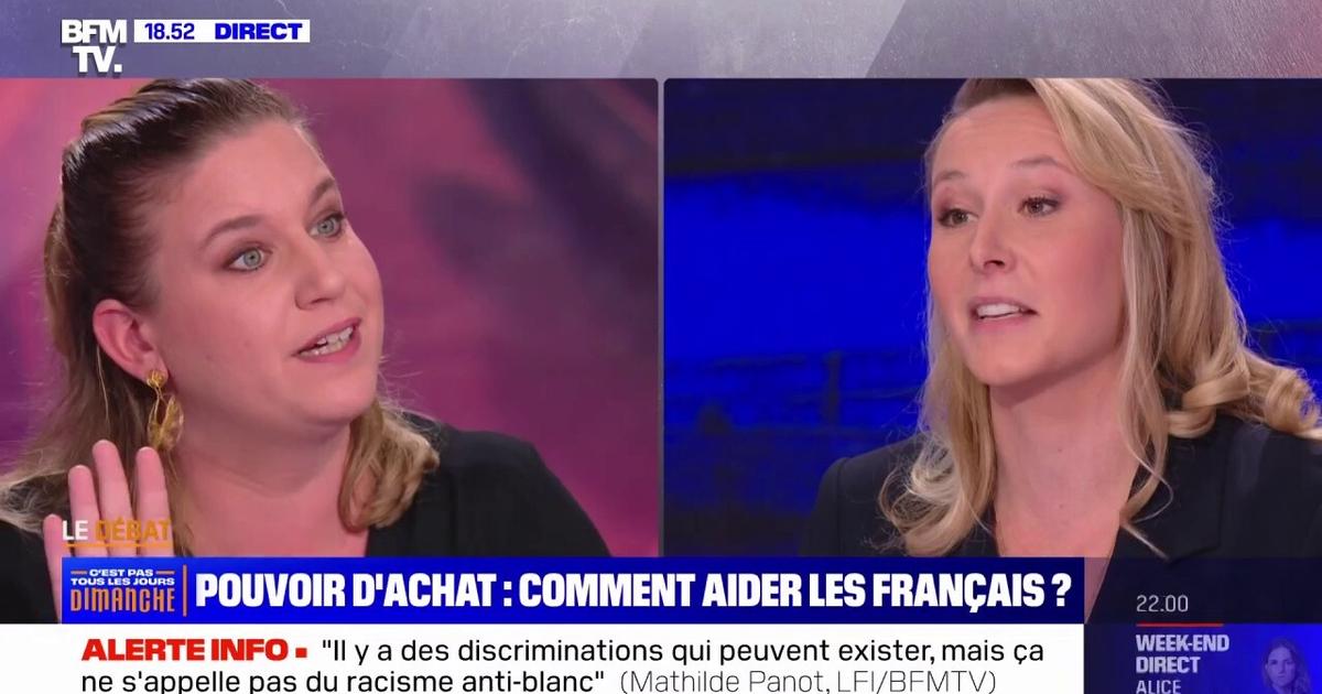 “vous pensez que j’ai honte? ” : marion maréchal reprend sèchement mathilde panot sur son changement de nom