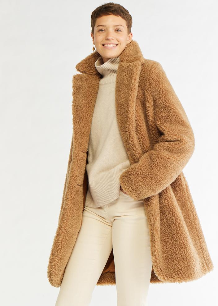 Veste Femme En Fausse Fourrure - Manteau Court Avec Ou Sans Capuche, Doux Et Chaud Pour L'hiver - Taille S à XL