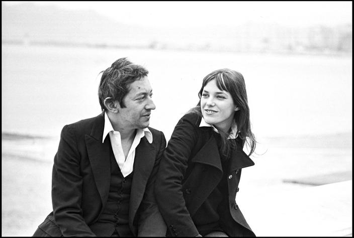 Photo Couleur Jane Birkin Et Serge Gainsbourg - 60x60 Cm, Neuf Dans Son Emballage