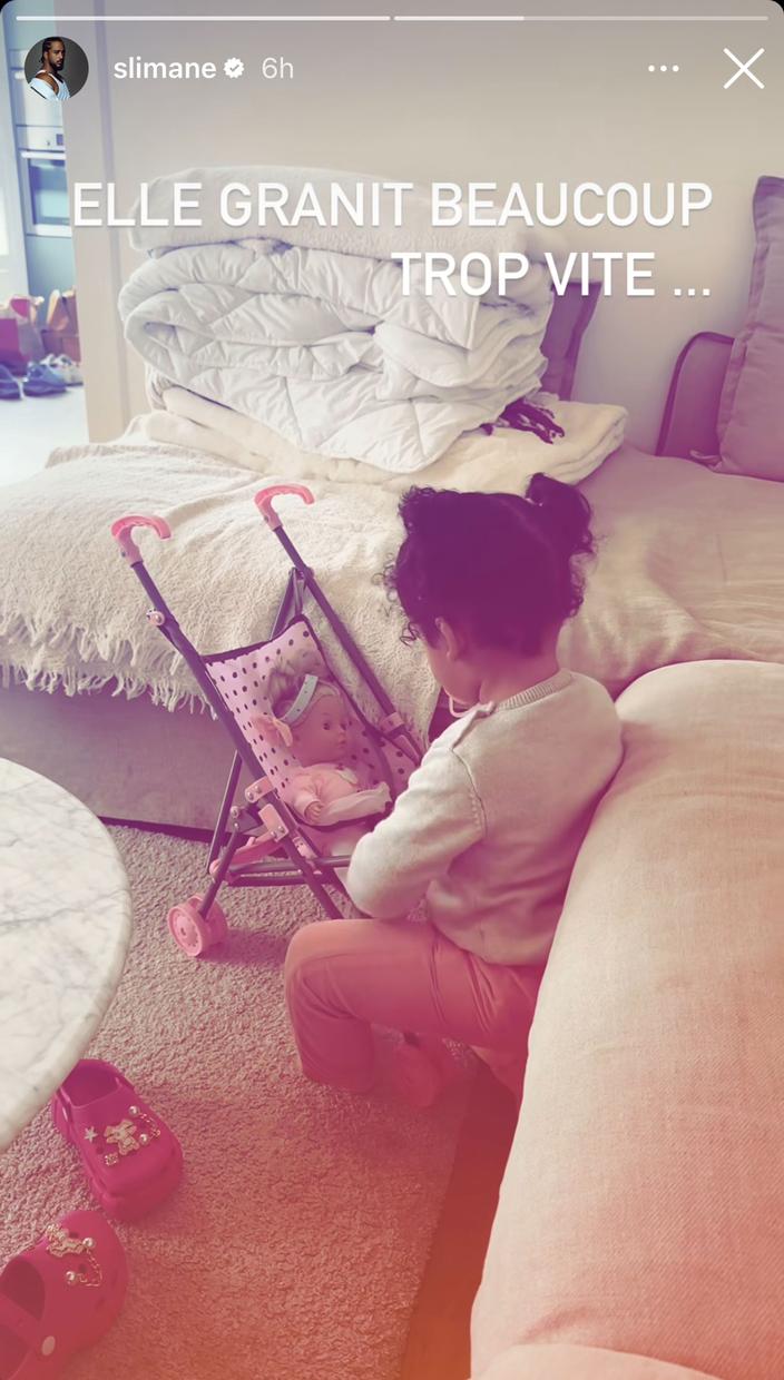 PHOTO - Slimane papa : sa petite Esmeralda a bien grandi !