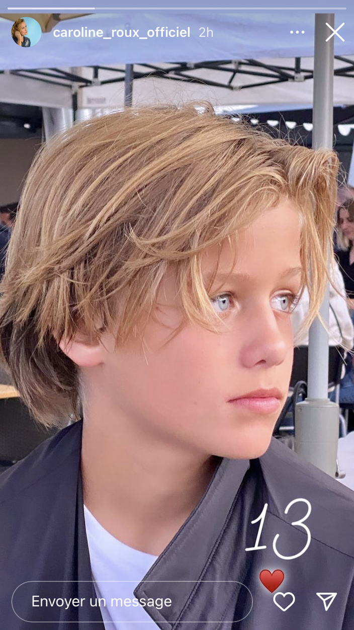 PHOTO - Caroline Roux maman : son fils Marceau a 13 ans, et il a bien ...