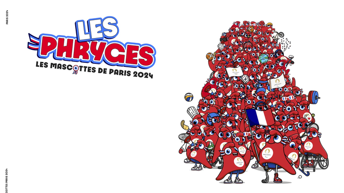 Jeux olympiques : les mascottes de Paris 2024 s'affichent sur des ...