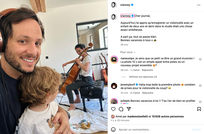 PHOTO - Vianney papa : ce rare cliché de son fils Edgar, une adorable petite tête blonde
