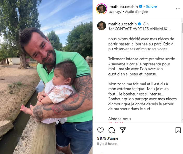 Mathieu (L'amour est dans le pré) ému : cette “première” réalisée avec son  fils Ezio