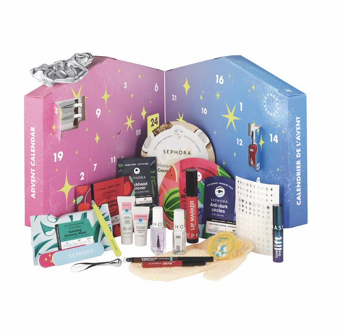 Calendrier De L'Avent SEPHORA FAVORITES 2024 - 24 Articles, Assortiment Maquillage, Neuf