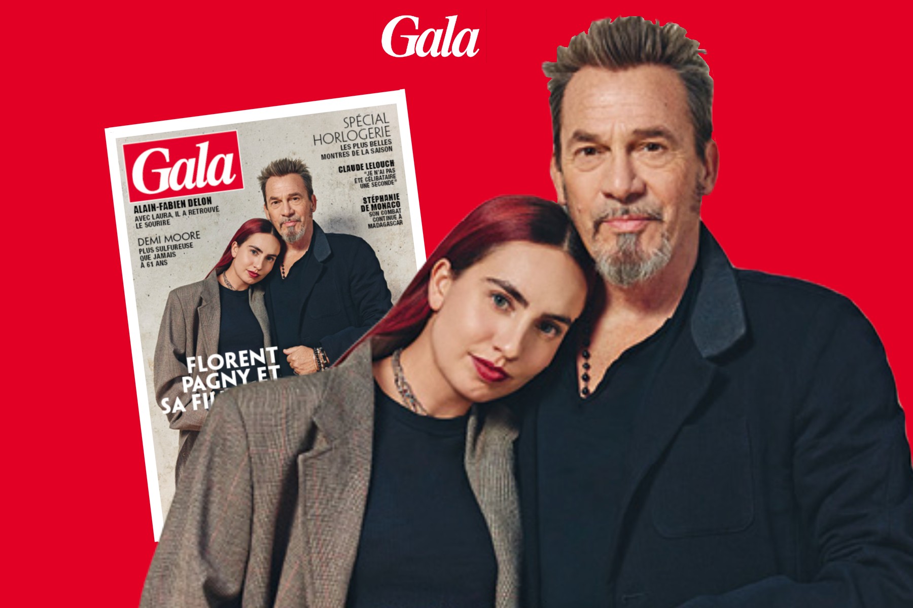 CE JEUDI DANS GALA - Florent Pagny se confie à sa fille Ael : "On ne se  lâchera plus"