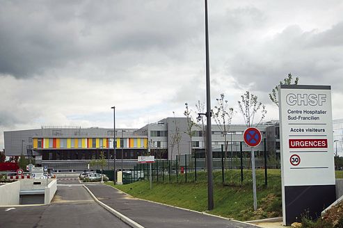 L’hôpital sud-francilien, à Corbeil-Essonnes.
