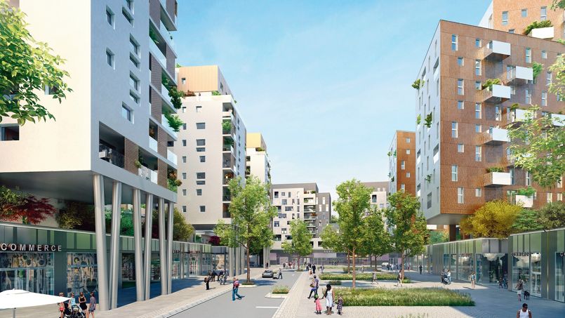 Le Duflot réoriente les investissements vers des villes dont les prix de vente sont en ligne avec les loyers imposés, comme à Ivry (ci-contre, un projet BNP Paribas Immobilier Résidentiel). Crédit: BNP Paribas Immobilier Résidentiel