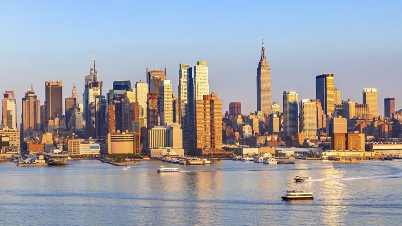 Vue de Manhattan. L’Upper West Side est la partie Ouest de Manhattan, longeant l’Hudson River. Crédits Photo: DAVID LEFRANC / Le Figaro Magazine