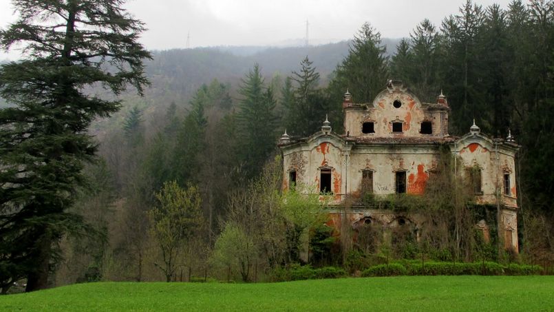 La villa de Vecchi, aujourd’hui abandonnée. Crédit: Flickr @ Jeff Kerwin.