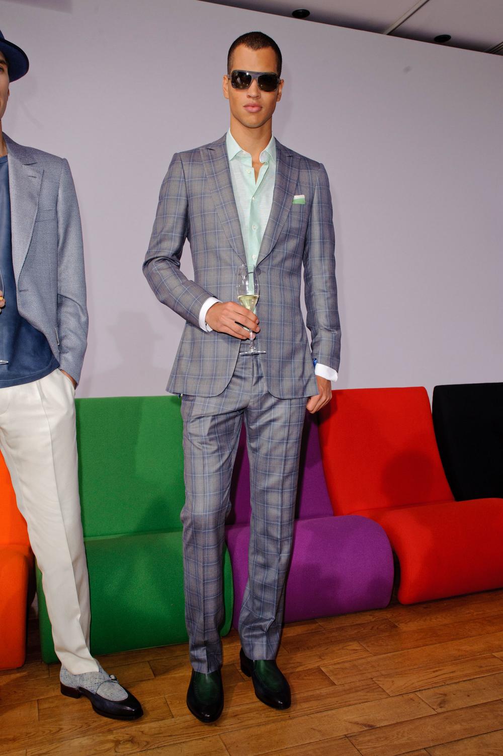 Veste Francesco Smalto Taille 52 - Occasion Très Bon état, Bleu, Doublure Cachemire, Style Costume