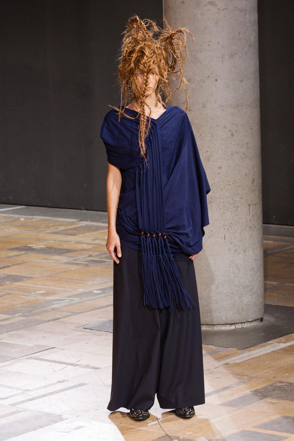 Jupe Midi Junya Watanabe - Collection Printemps-été 2006 - Coupe évasée - Taille XS Marron - Occasion Très Bon état