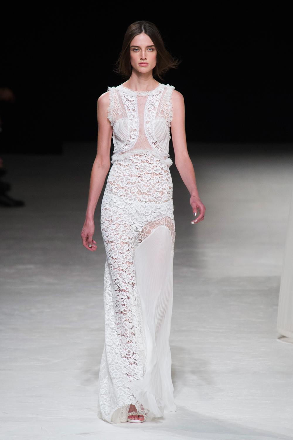 Jupe Robe Nina Ricci Printemps 2014 – Brodée, Volants Et Miroirs, Taille FR 36, Vintage Et Sublime