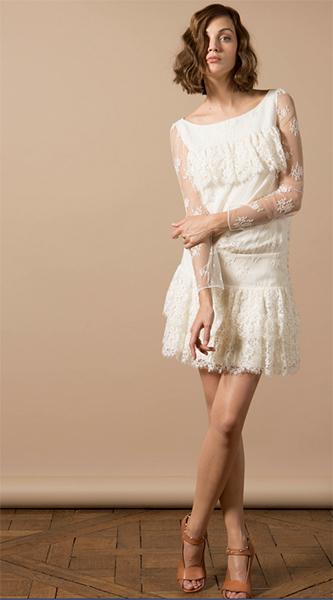 Vingt robes de mari?�e pour la mairie