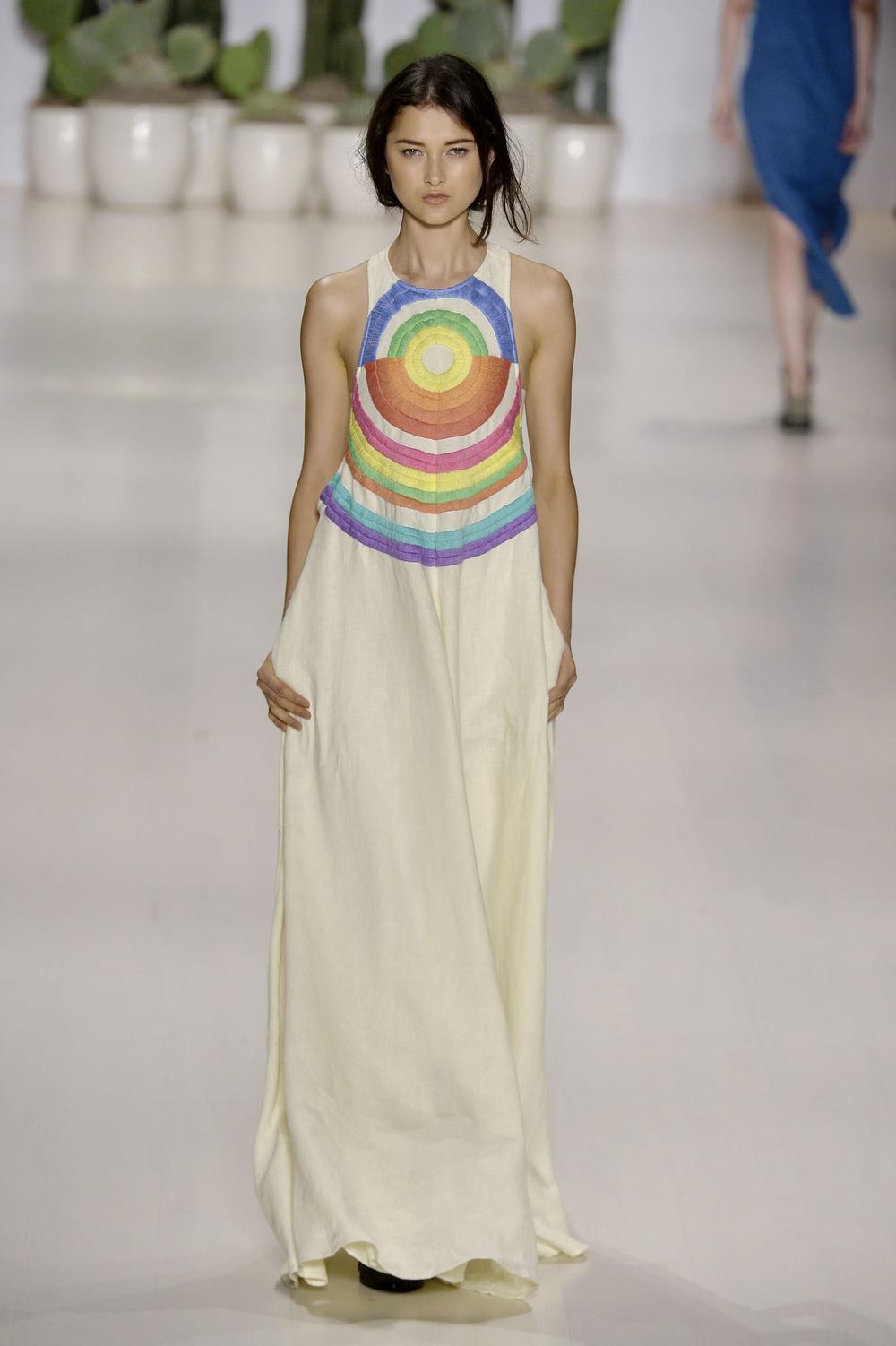 Robe Maxi D'été Mara Hoffman En Mousseline Imprimée - Taille 0, Neuve Sans étiquette