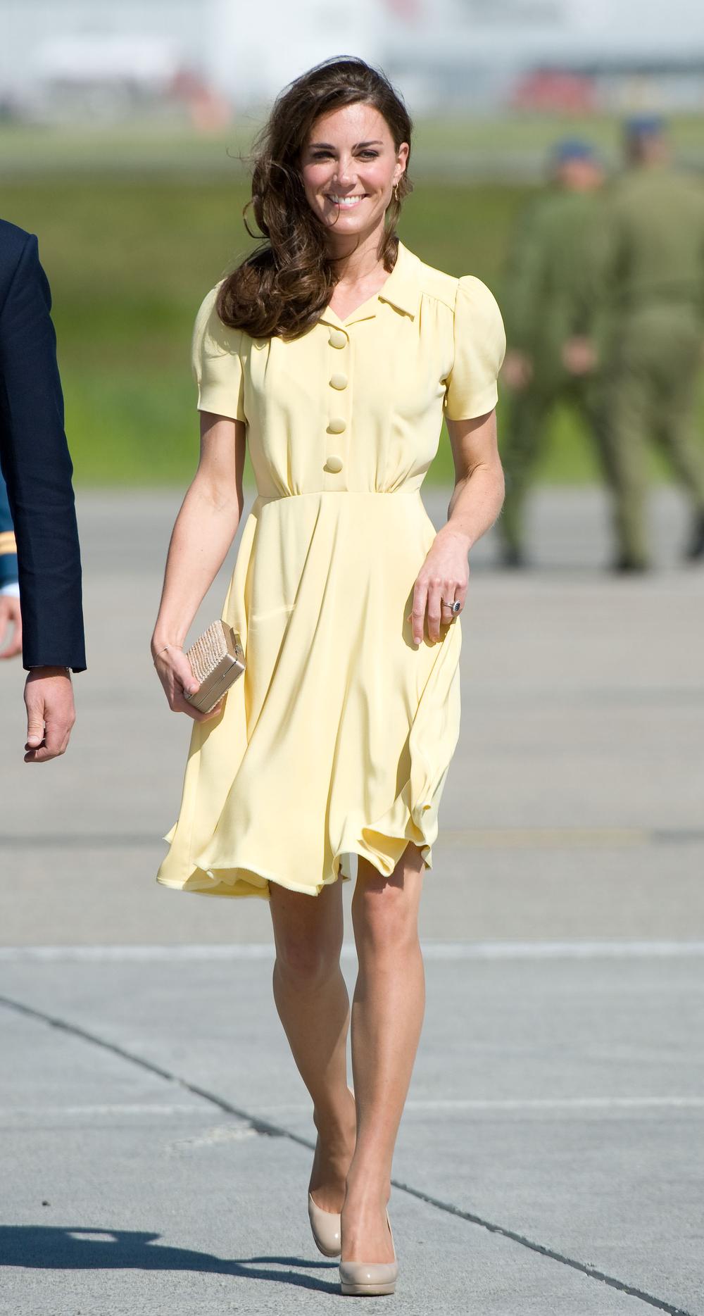 Kate Middleton s'essaie au carré court