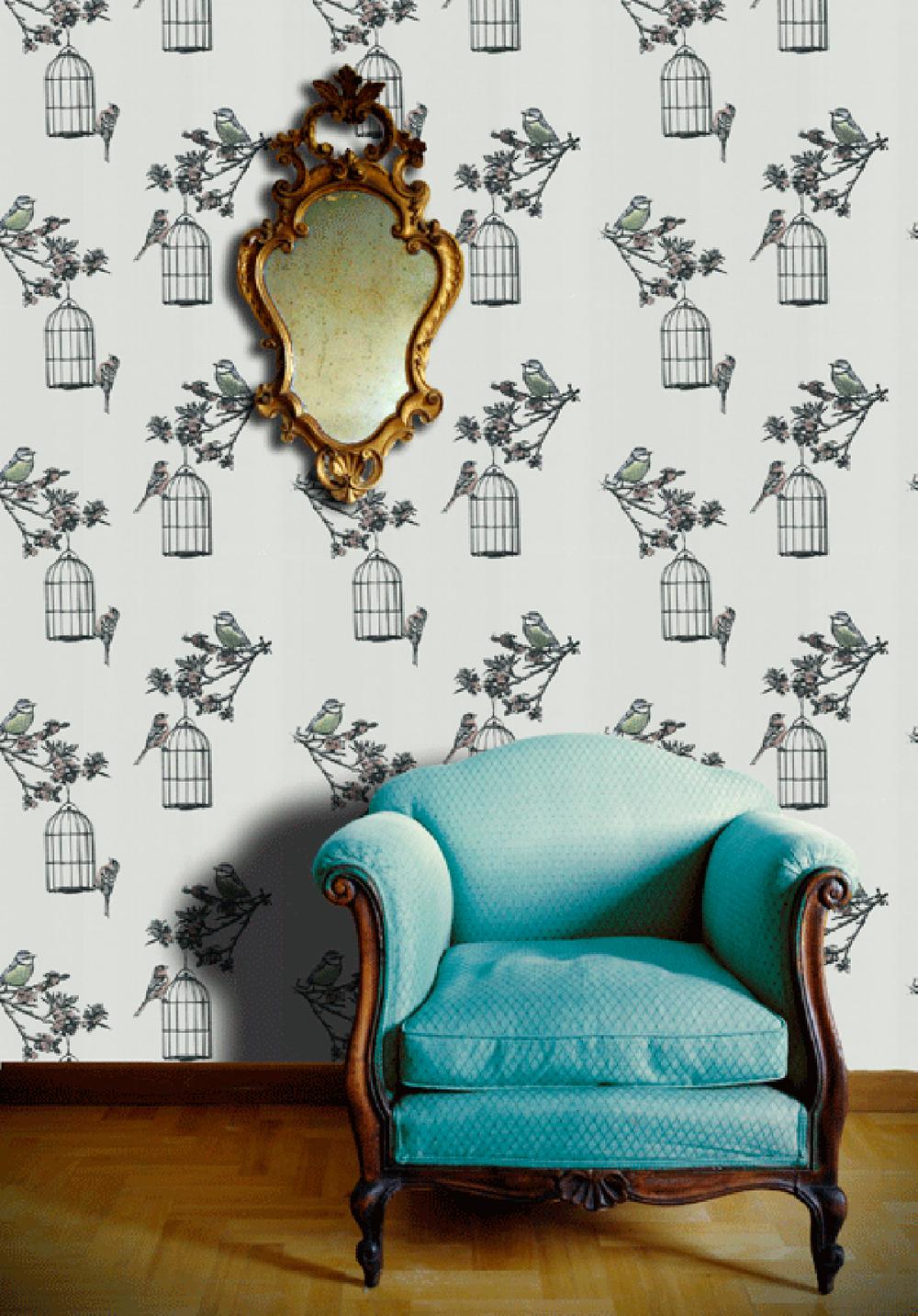 Vintage, graphique, élégant... Le joli papier peint fait le mur