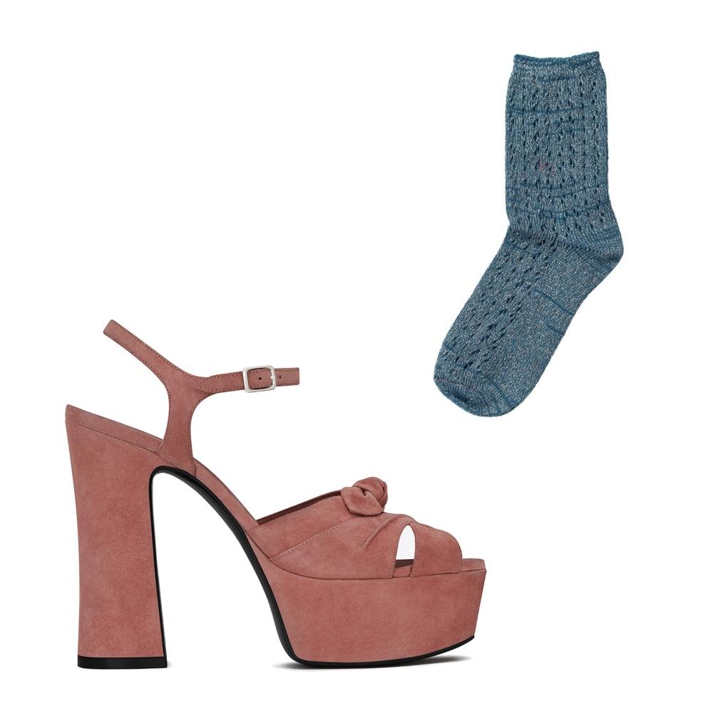 escarpins avec chaussettes