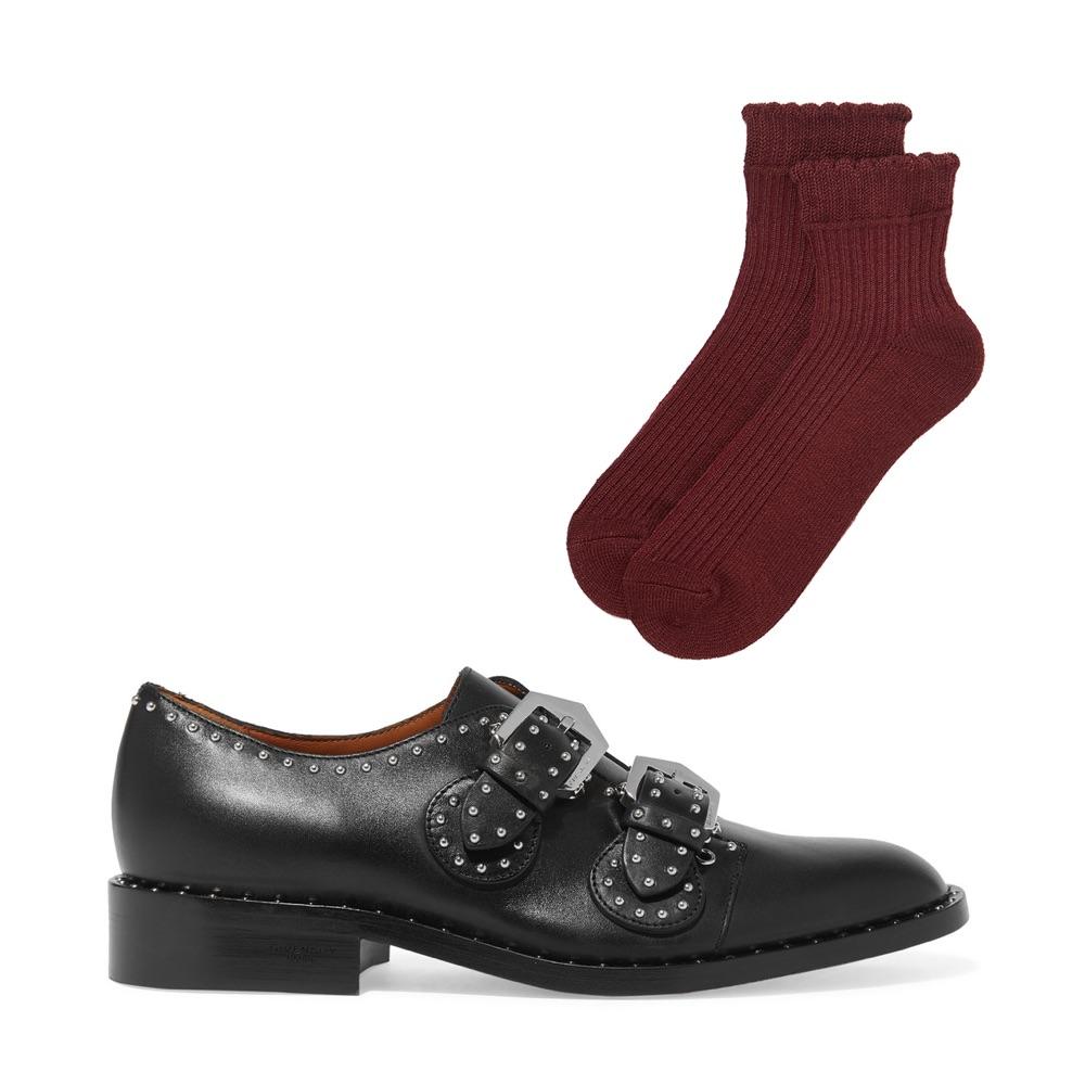 escarpins avec chaussettes