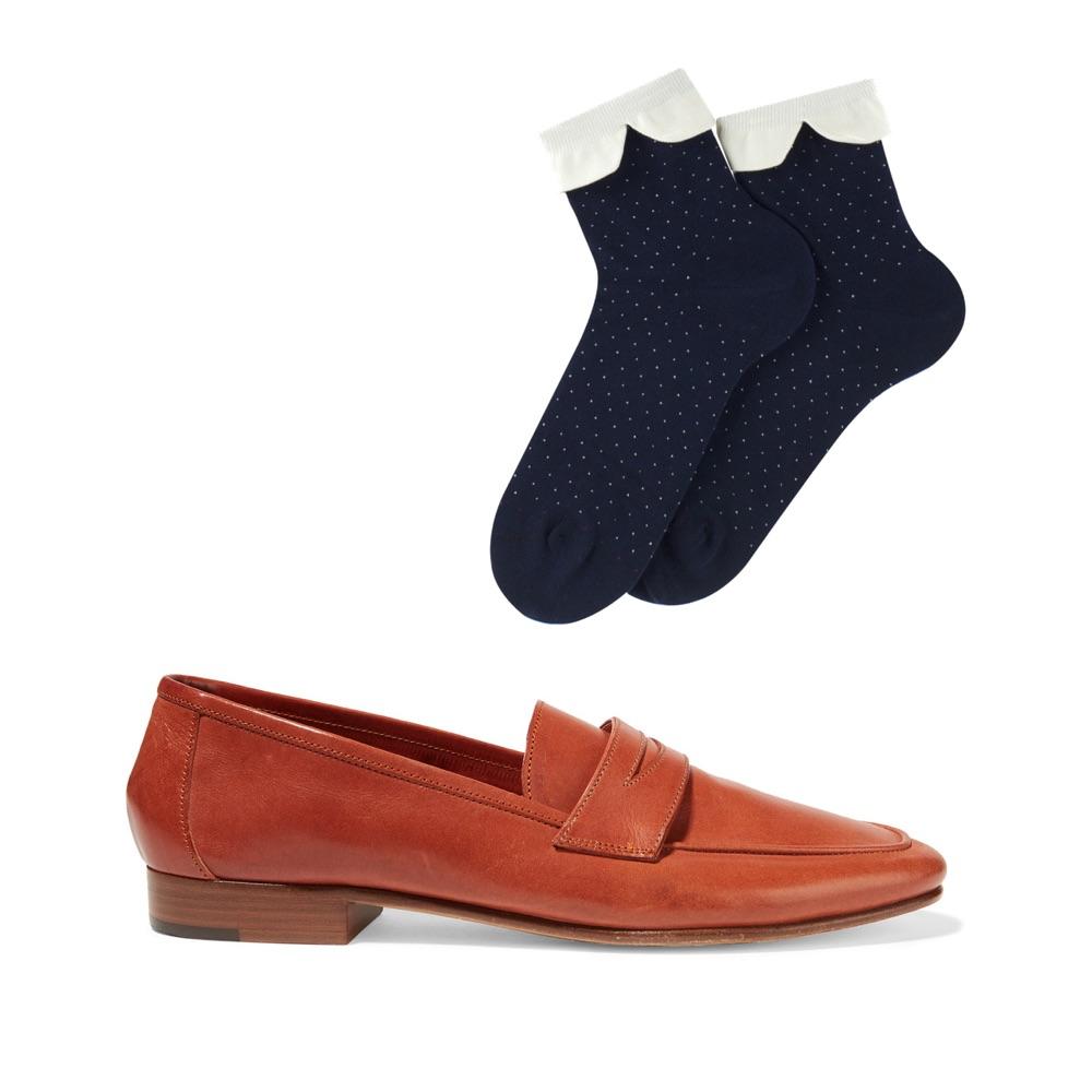 escarpins avec chaussettes