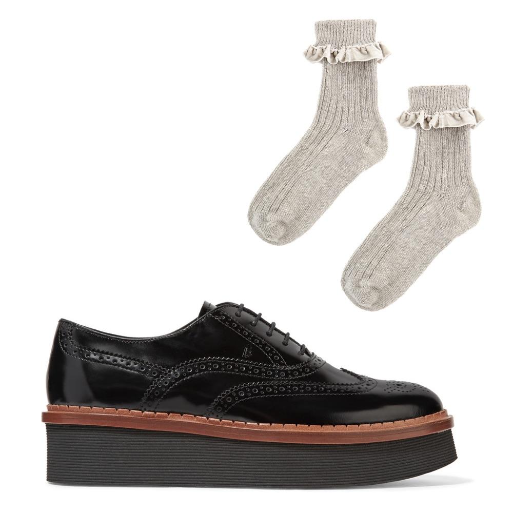 escarpins avec chaussettes