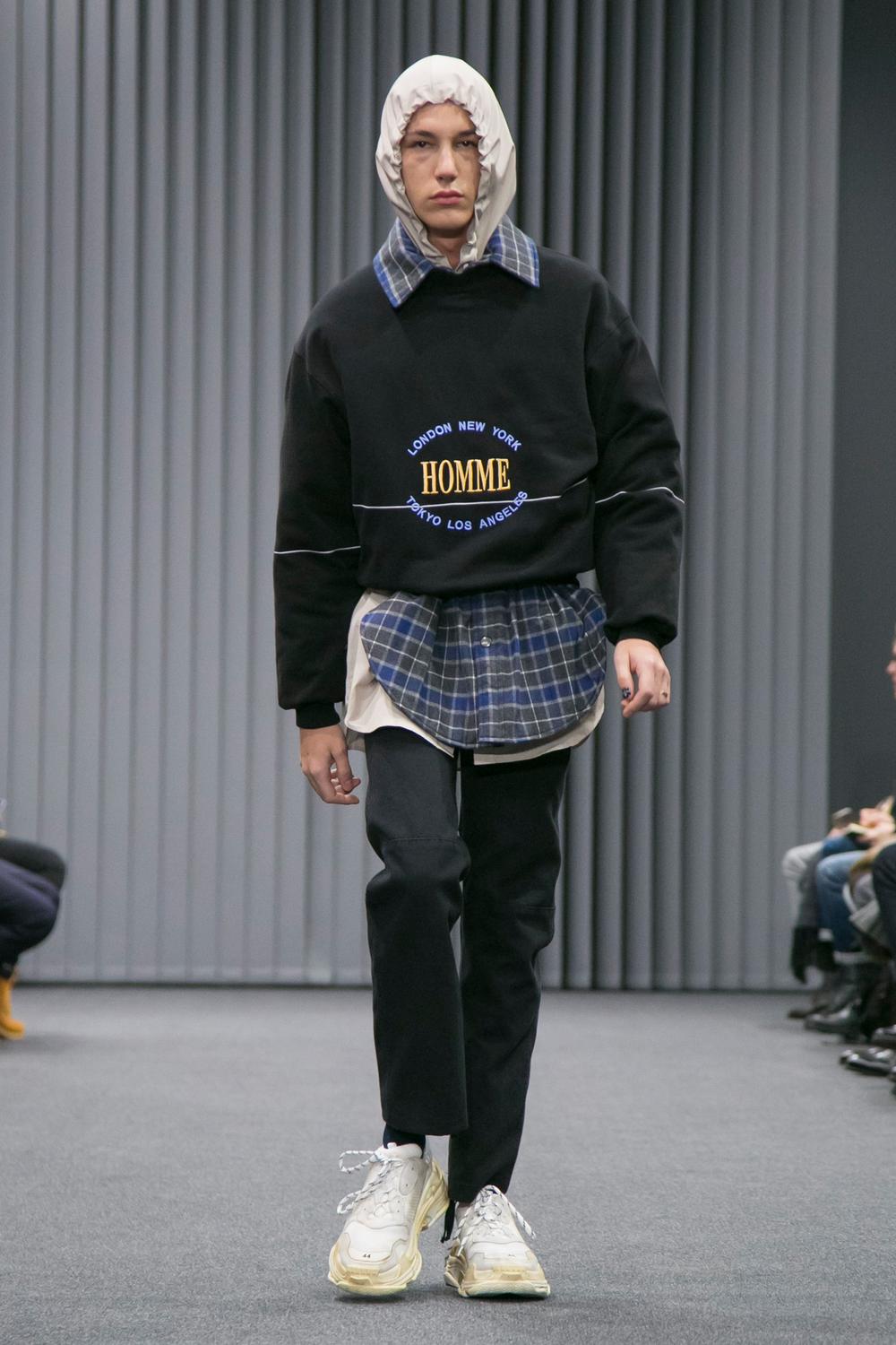 Défilé Balenciaga automnehiver 20172018 Homme