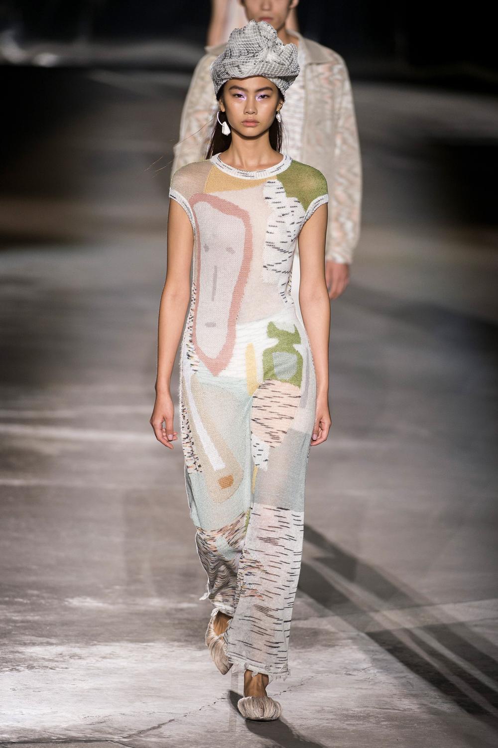 Pull Tricoté Missoni RTW Printemps 2019 - Taille L, Multicolore, Crochet Flax - Neuf Avec étiquettes