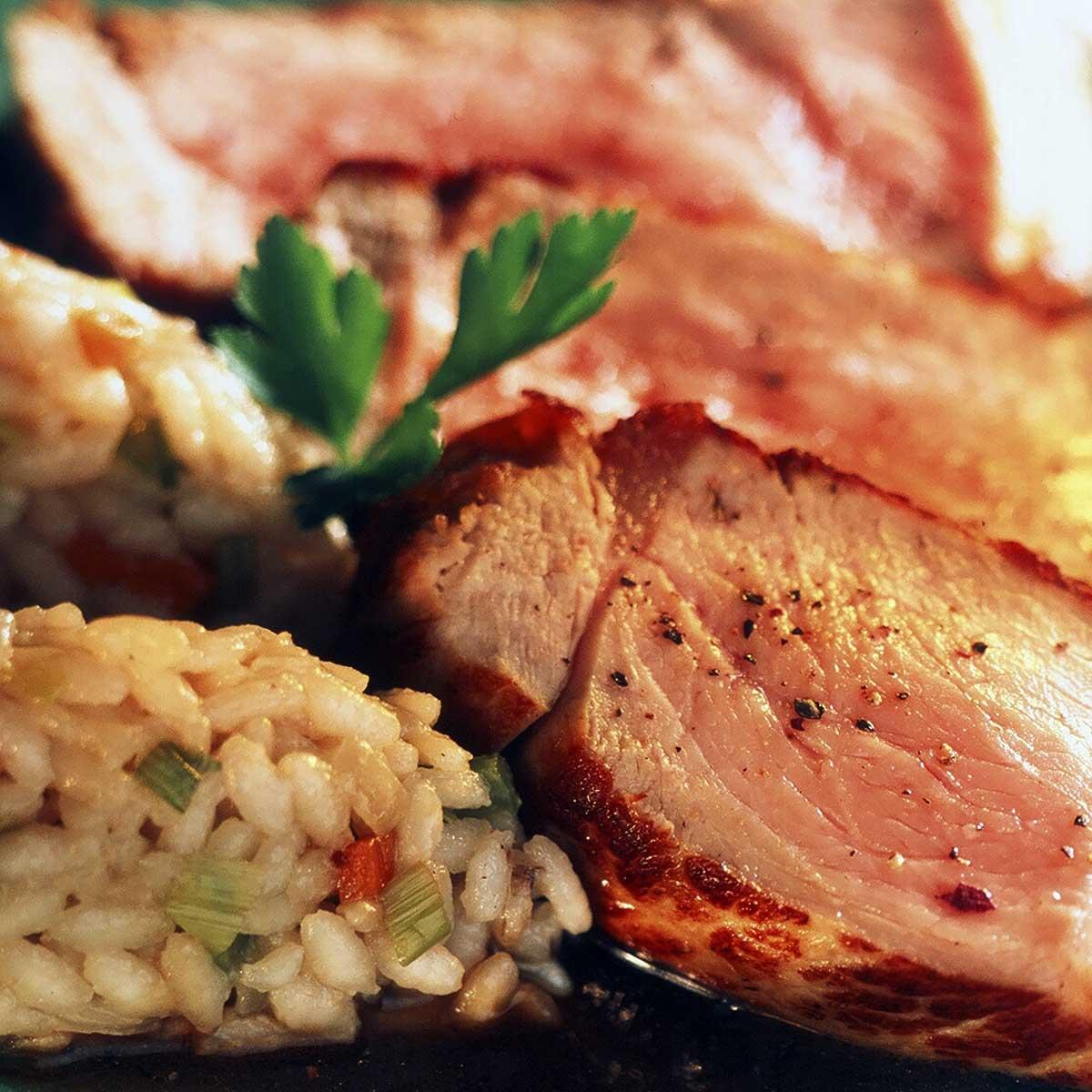 Recette Cotes De Veau Et Risotto A La Biere Cuisine Madame Figaro