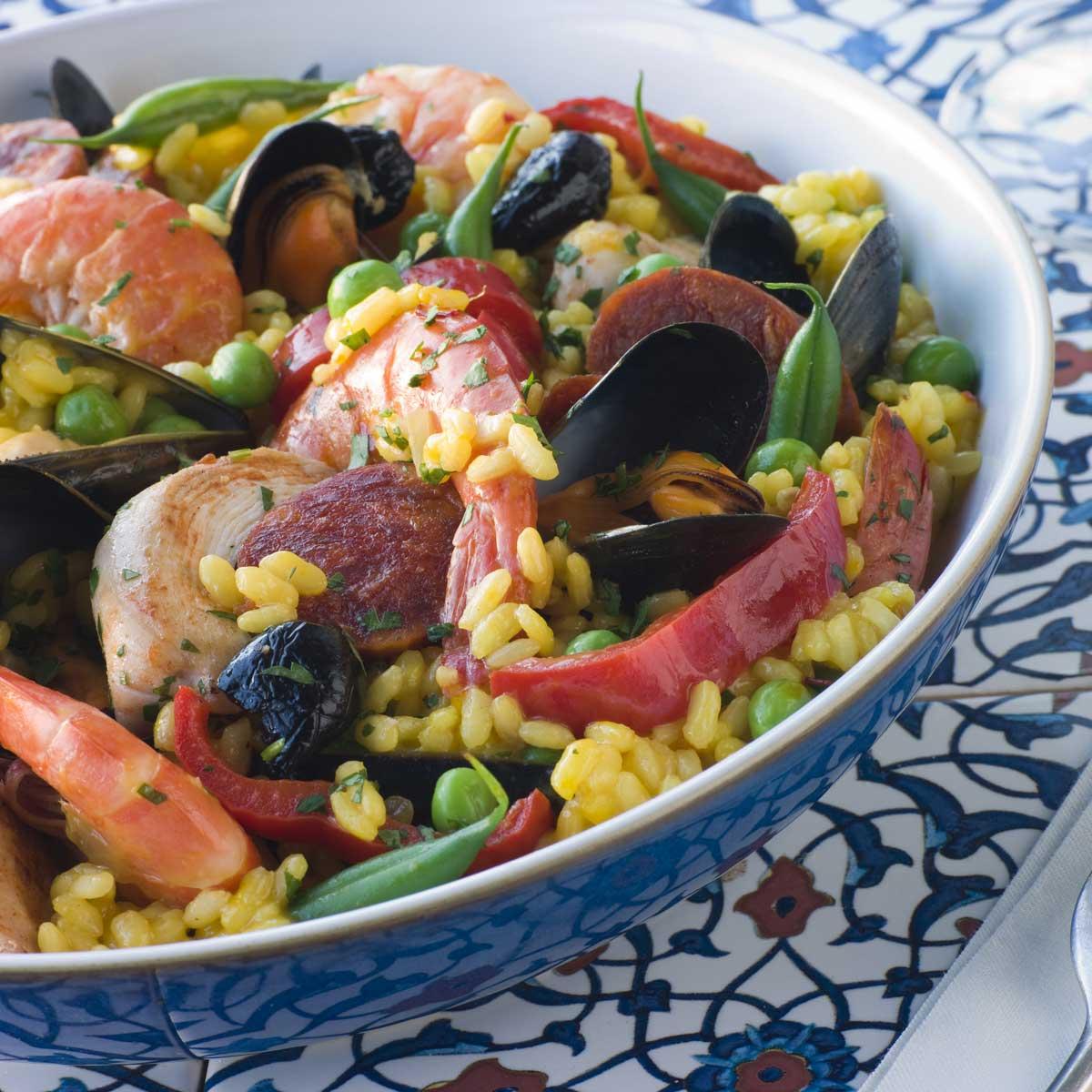 Recette Paella Cuisine Madame Figaro