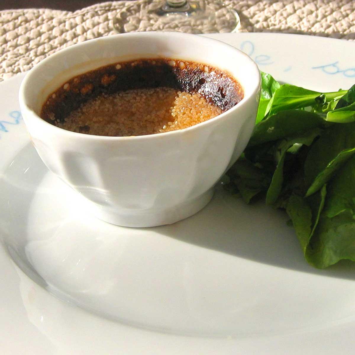 Recette crème brûlée au foie gras - Cuisine / Madame Figaro