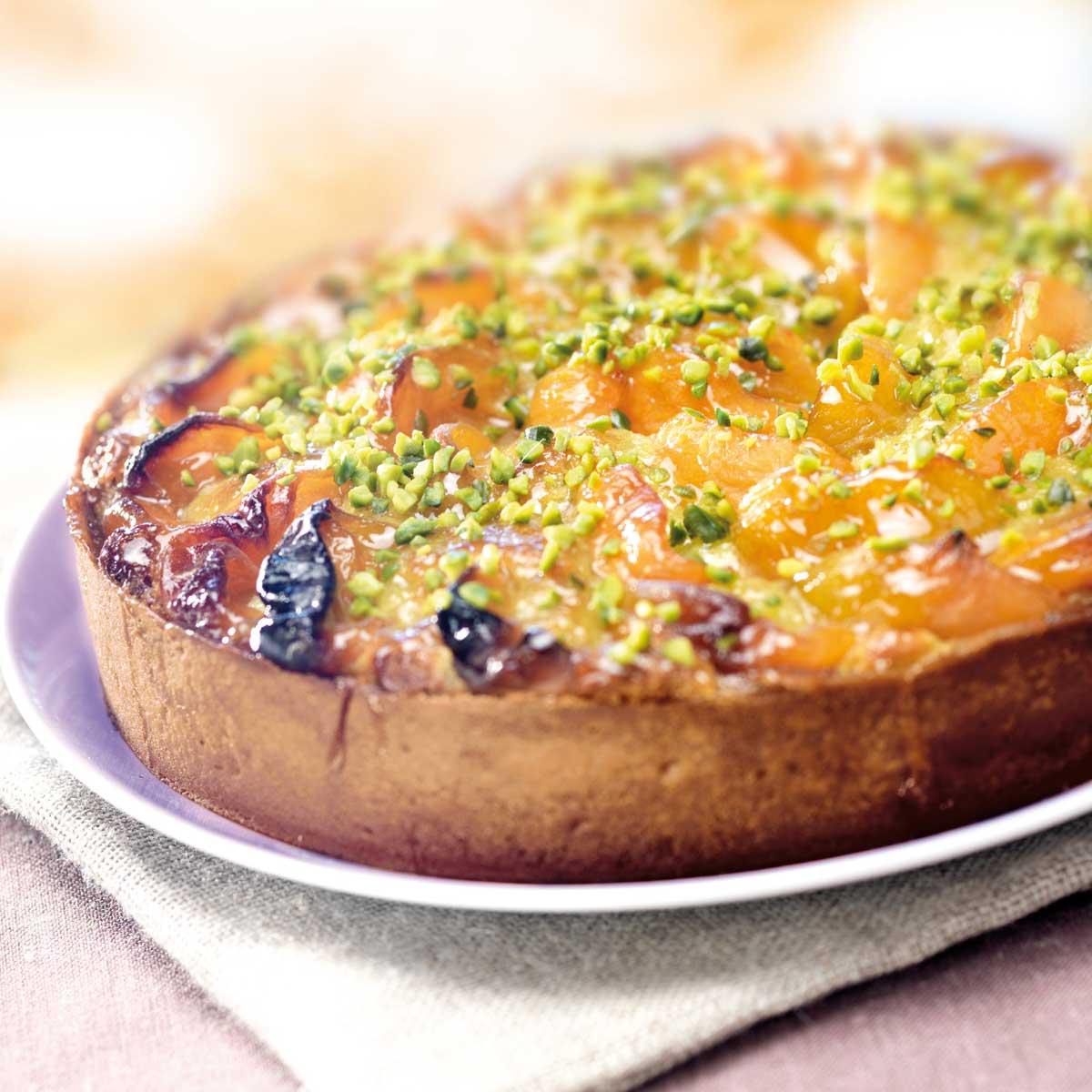 Recette Tarte Abricots Pistaches Cuisine Madame Figaro