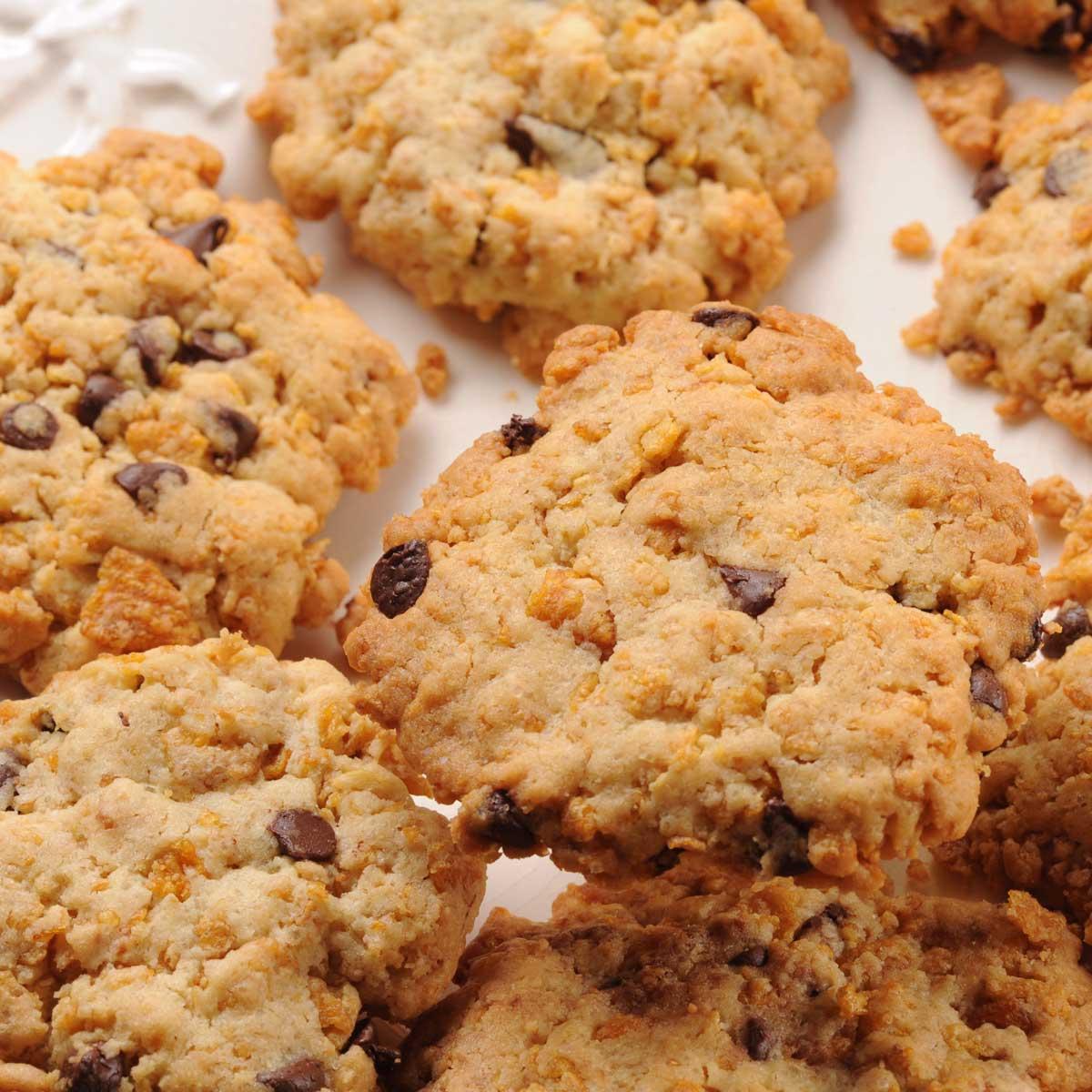 Recette Cookies Corn Flakes Et Pepites De Chocolat Cuisine Madame Figaro