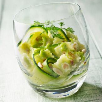 Recette Verrine De Courgettes Aux Ravioles Cuisine Madame Figaro