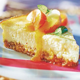 Recette Cheesecake Peche Abricot Cuisine Madame Figaro