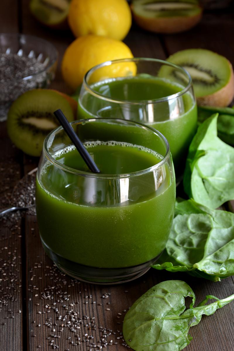 Recette Jus Vert Banane Epinard Kiwi Et Eau De Coco Cuisine Madame Figaro