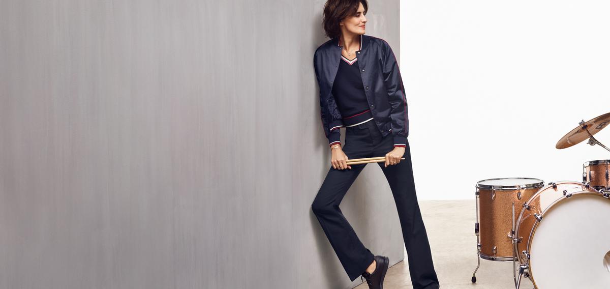 Ines De La Fressange D Voile Sa Nouvelle Collection Pour Uniqlo Madame Figaro