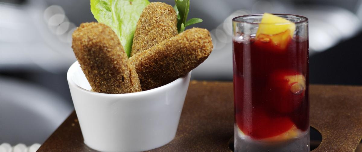 Recette cromesquis de foie gras, jus de betterave acidulé Cuisine