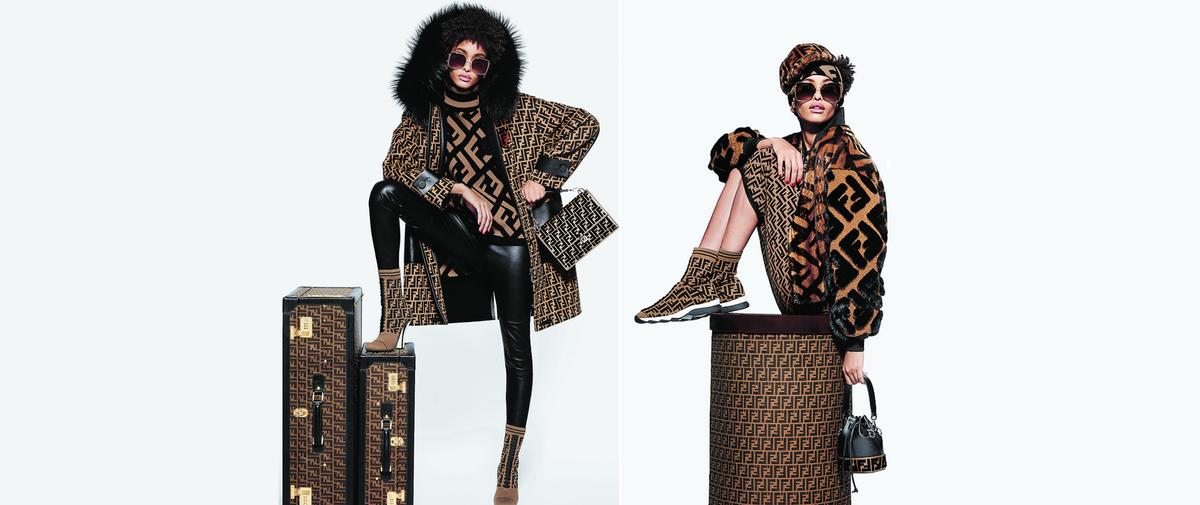 Fendi en pleine logomania avec une collection hommage à ...