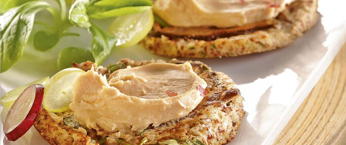 Recette blinis de sarrasin fraîchement moulu, aux shiitakés et terrine