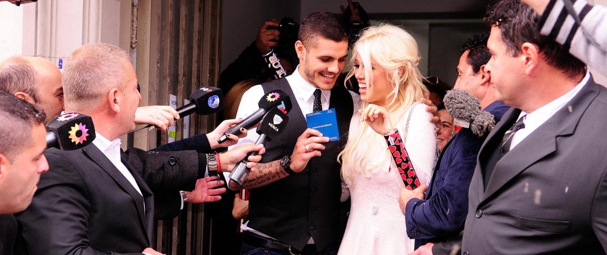 Mauro y Wanda Icardi Mauro y Wanda Icardi