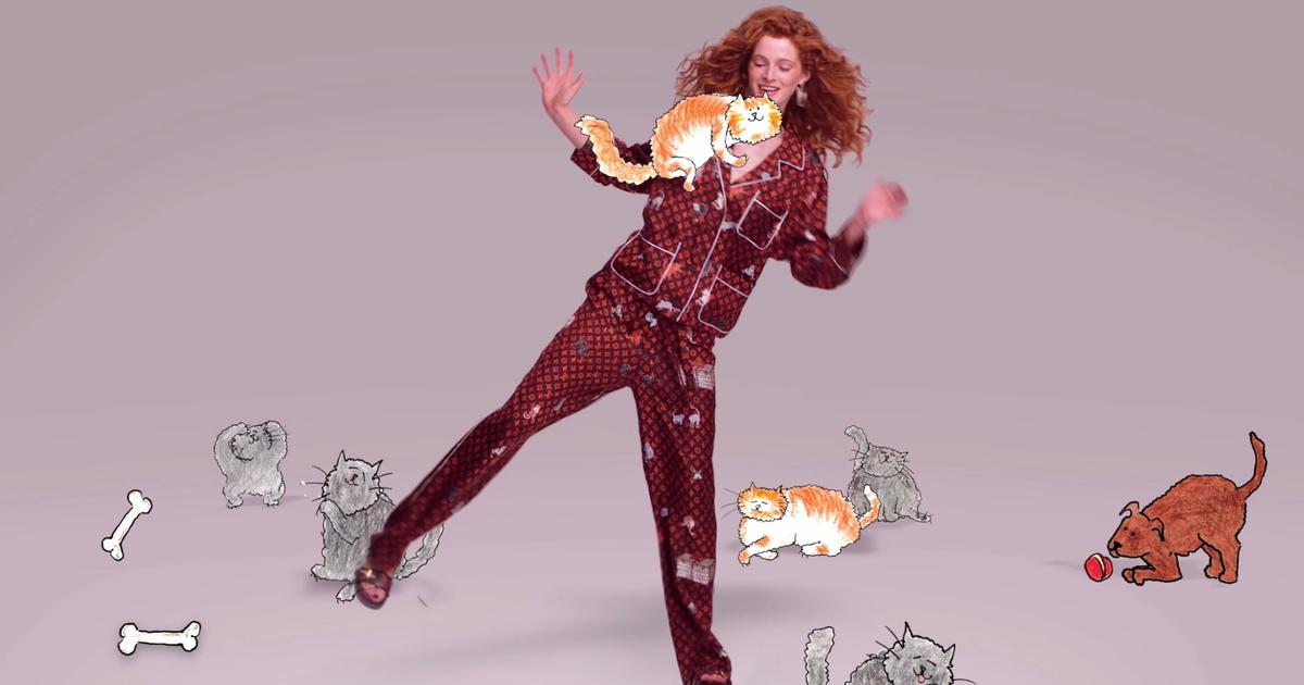 It's Raining Cats & Dogs In Louis Vuitton x Grace Coddington