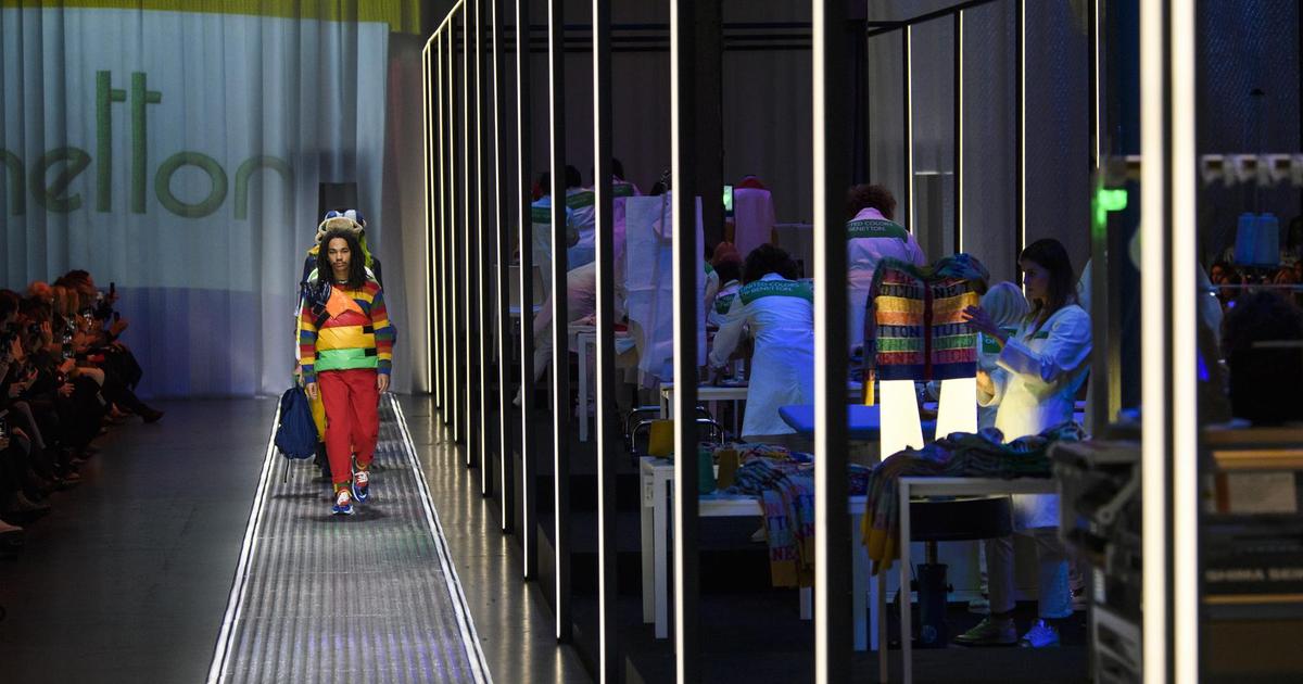 Defilement Color Défilé United Colors of Benetton automne-hiver 2019-2020 Prêt-à-porter