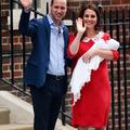 Kate Middleton, en rouge pour présenter son fils, un hommage à Lady Diana ?