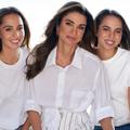 La reine Rania de Jordanie dévoile un portrait inédit de ses filles, les princesses Salma et Iman